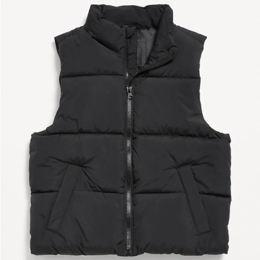 Old Navy Kids Quilted Vest in Charcoal